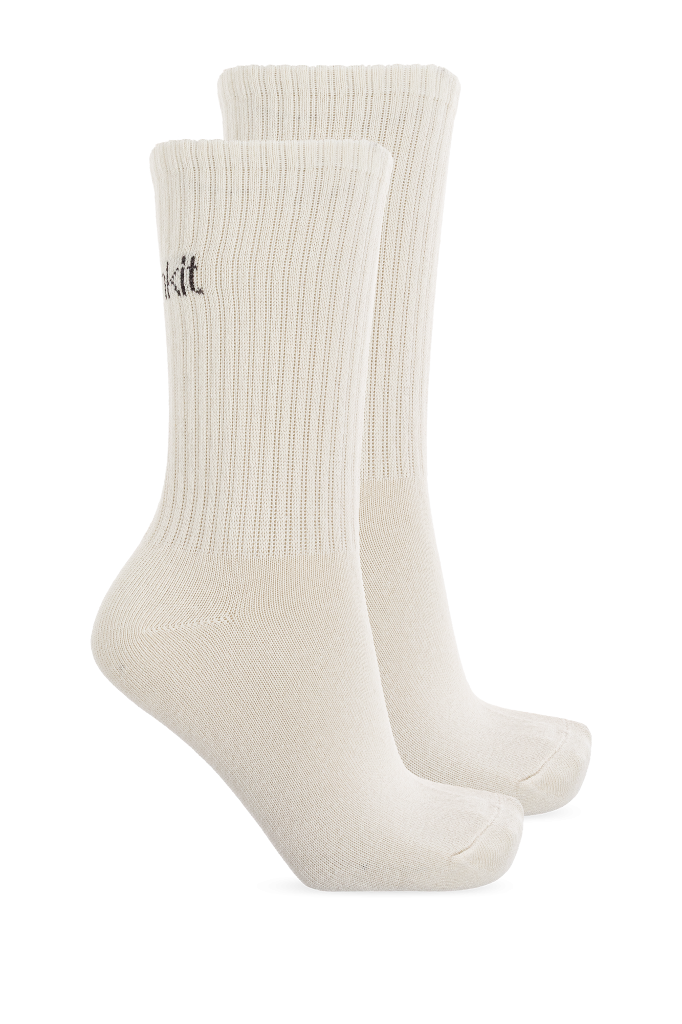 Cream Two-pack of socks with logo Rethinkit Studios - Vitkac AS